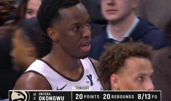 赛事服务-奥孔古替补双20成队史第一人！太阳已成中锋提款机